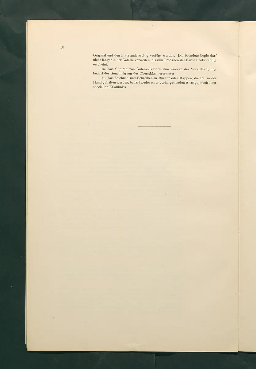 Bestimmungen für den Dienstbetrieb in den kunsthistorischen Sammlungen des Allerhöchsten Kaiserhauses