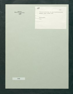 Dienstvorschriften für das Kunsthistorische Museum