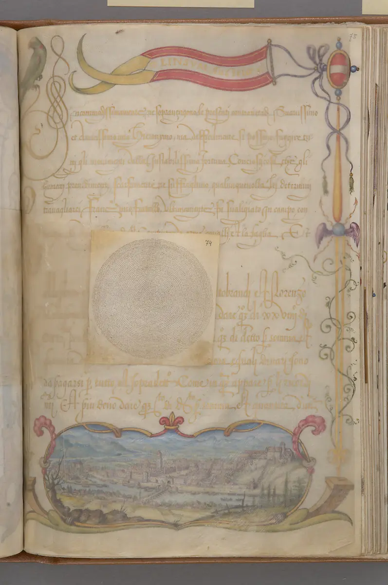 Schriftmusterbuch; 127 Blatt Pergament