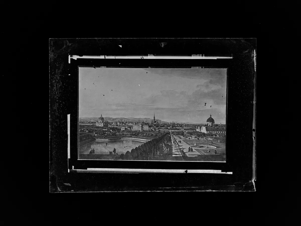 Wien, vom Belvedere aus gesehen