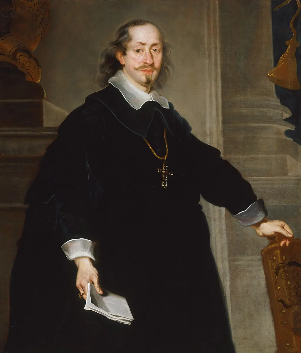 Graf Wenzelaus von Thun, Bischof von Passau, im geistlichen Gewand, Kniestück