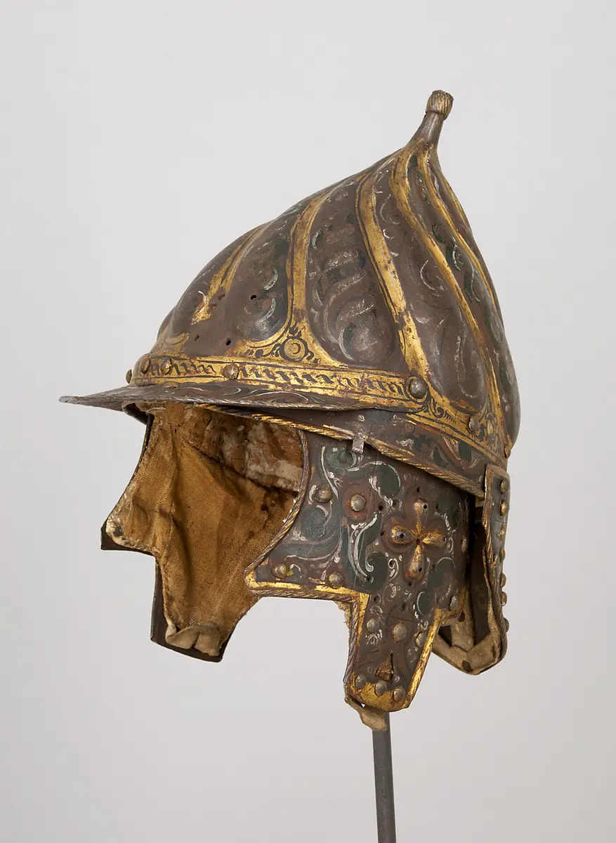 Ungarische Sturmhaube, sog. Zischägge