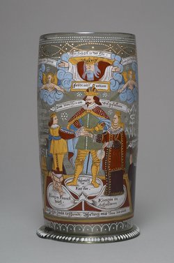 Humpen mit Allegorie auf den Westfälischen Frieden