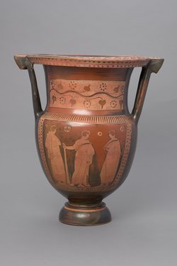 Jüngling, Mänade und Dionysos