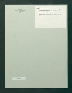 Dienstbestimmungen für das Aufsichtspersonal in den Sammlungen mit Anmerkungen und Korrekturen