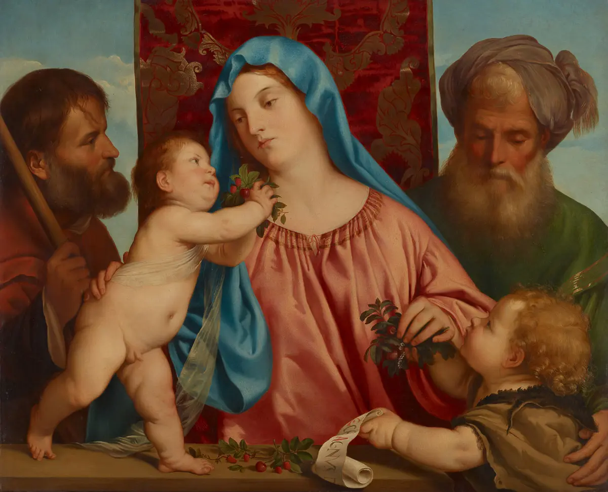 Kopie nach Tizians Kirschenmadonna