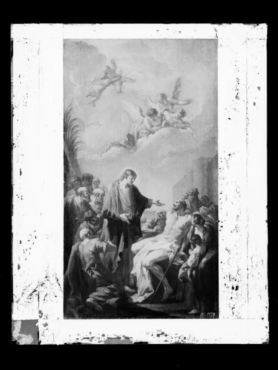 Christus heilt den Gichtbrüchigen