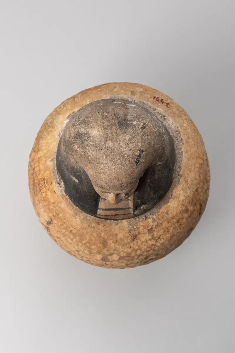 Kanope mit Deckel in Form eines Menschenkopfes