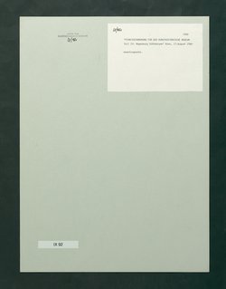 Feuerlöschordnung für das Kunsthistorische Museum, Teil IV: Wagenburg in Schönbrunn