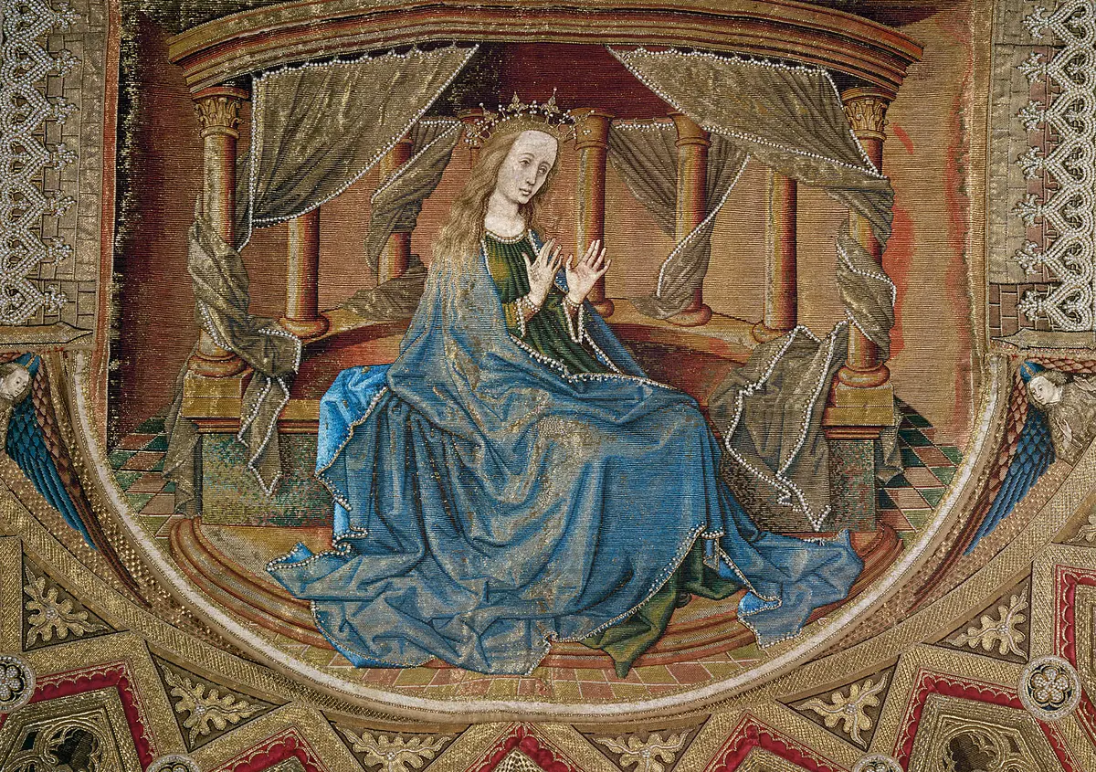 Marienmantel des Meßornats des Ordens vom Goldenen Vlies (Pluviale)