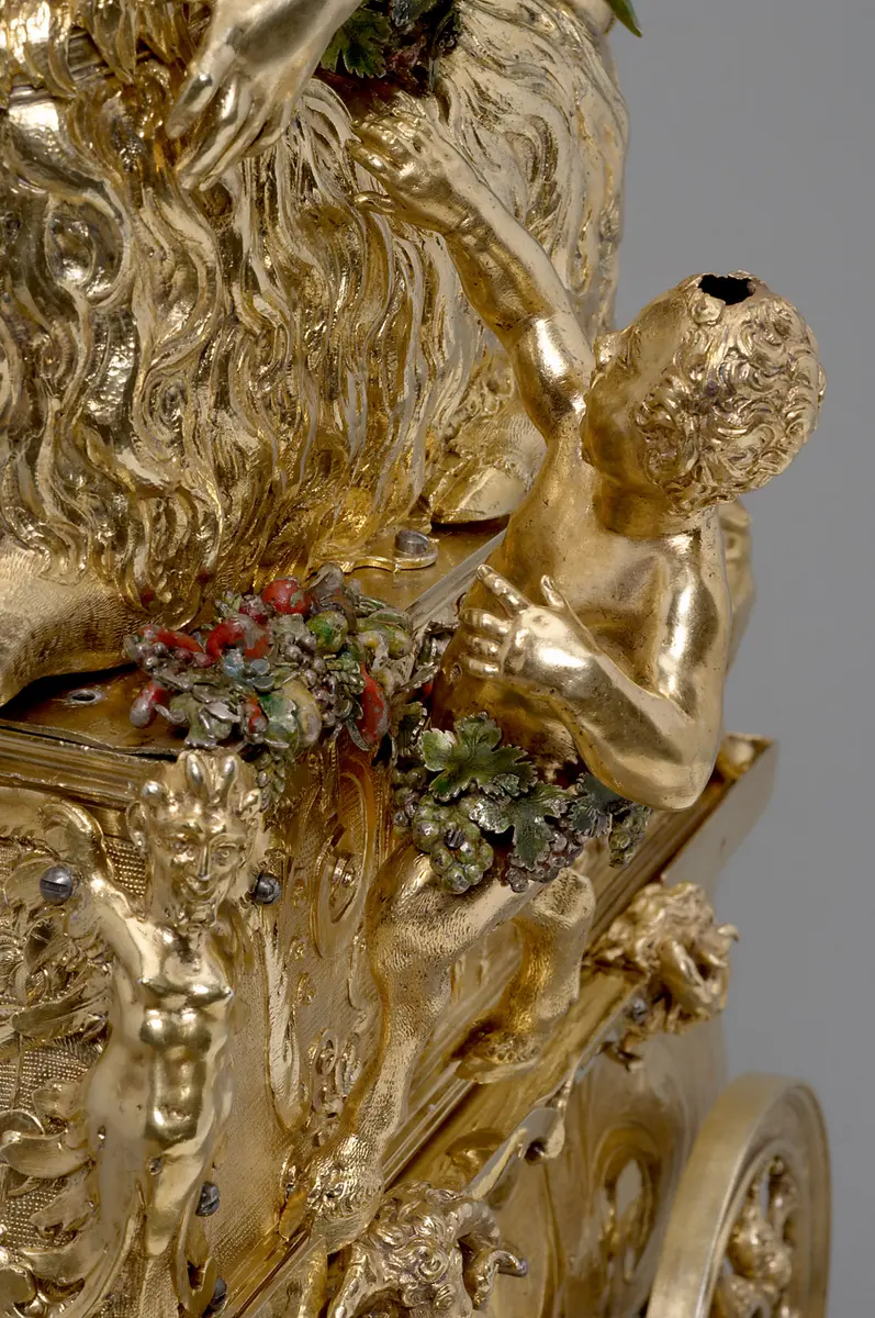 Automat mit Triumph des Bacchus