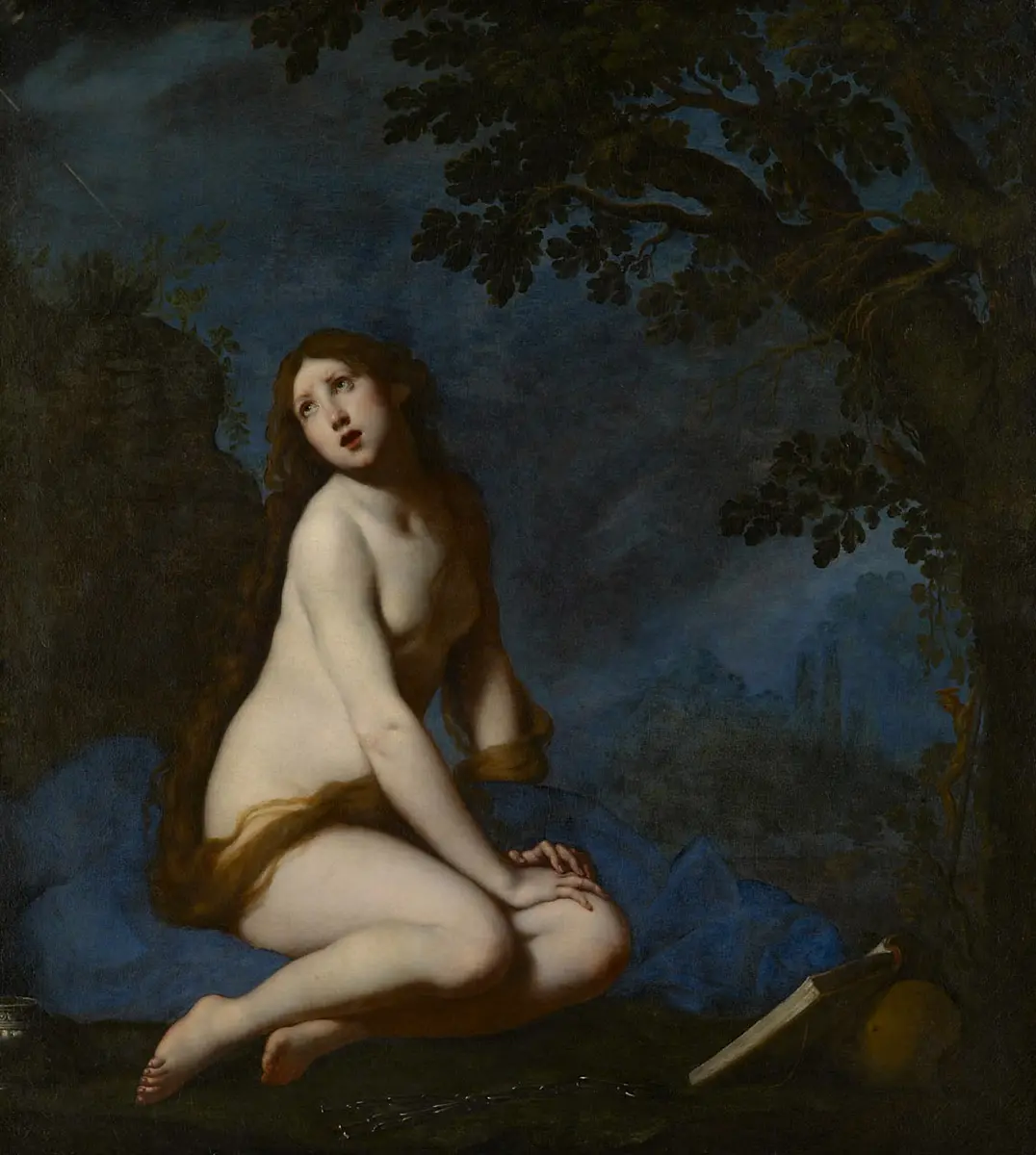 Büßende Maria Magdalena (Ganzfigur)