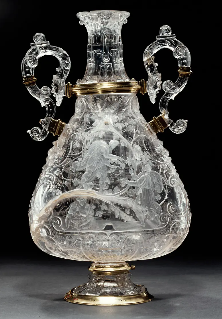 Two-handled Ornamental Bottle