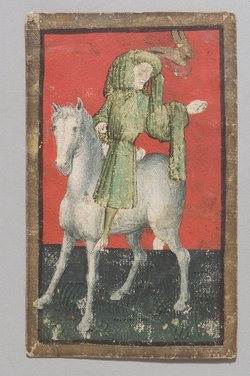 54 Spielkarten des "Ambraser Hofjagdspieles"