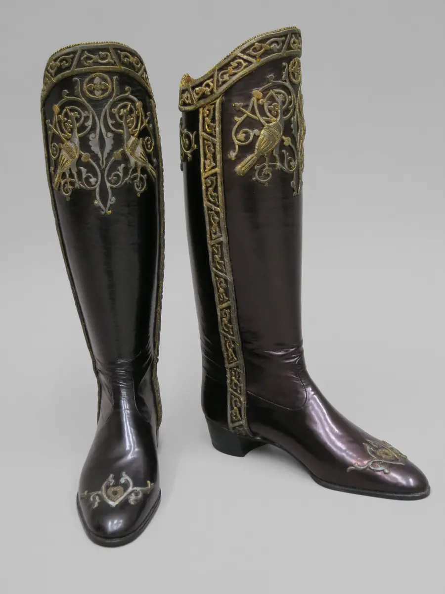 Riding boots for the Hungarian coronation of Emperor Karl
