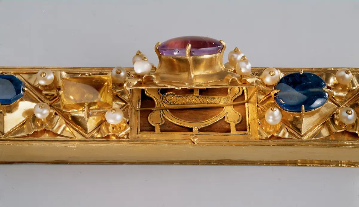 Das Reliquiar mit dem Span von der Krippe Christi
