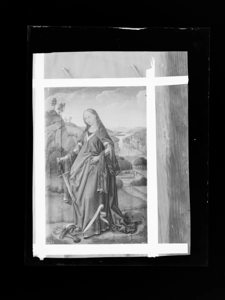 Rechter Flügel eines Diptychons: Hl. Katharina