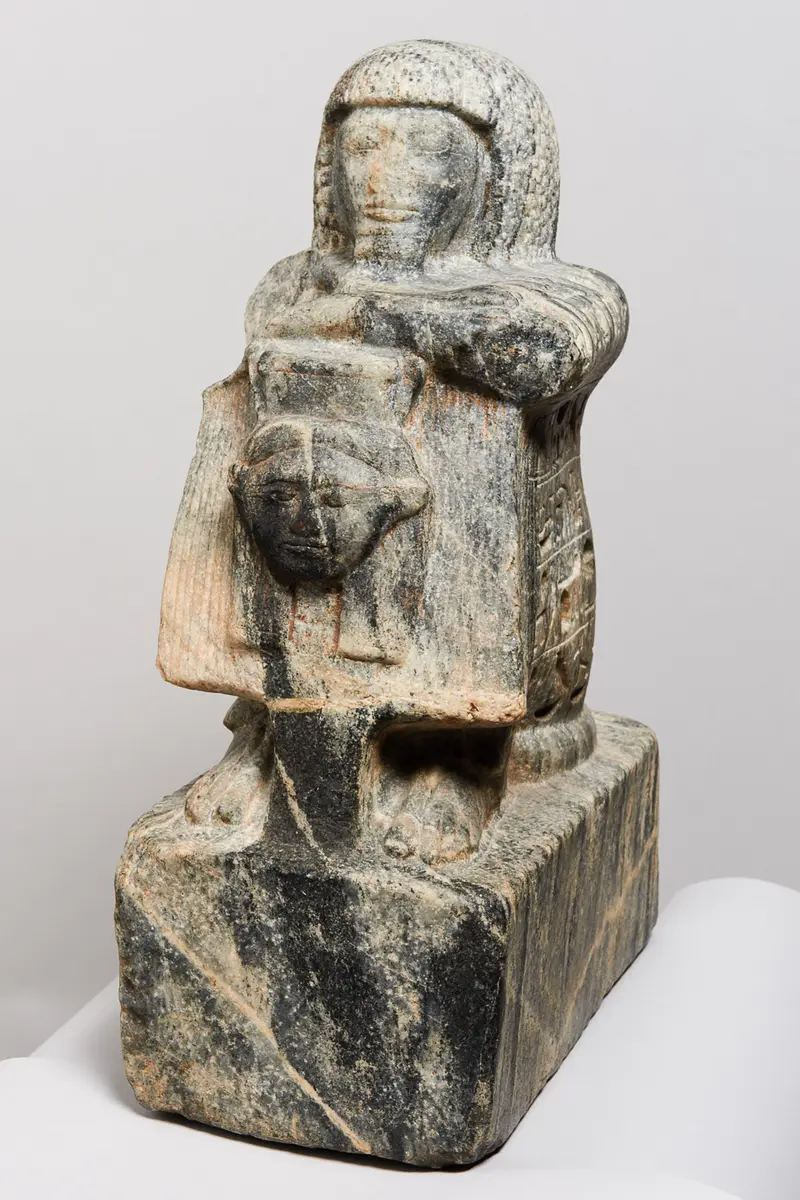 Sistrophore Hockerstatue des Chai-hapi