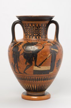 Herakles mit Leier