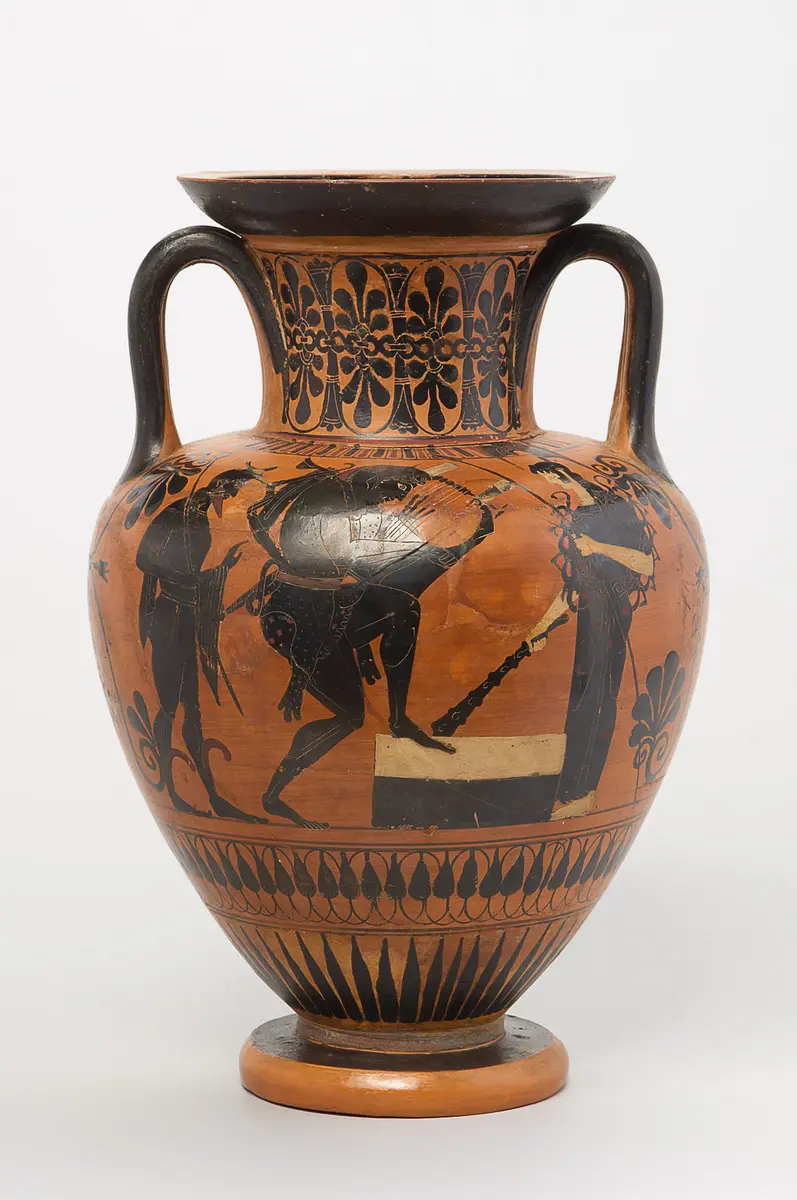 Herakles mit Leier