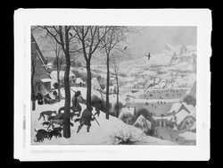 Jäger im Schnee (Winter)