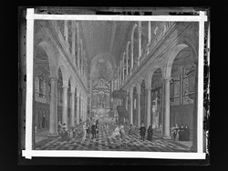 Innenansicht der Jesuitenkirche zu Antwerpen