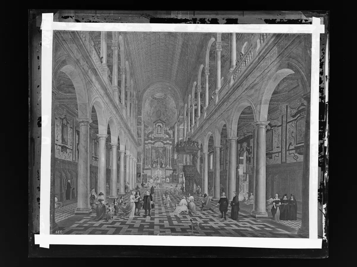 Innenansicht der Jesuitenkirche zu Antwerpen