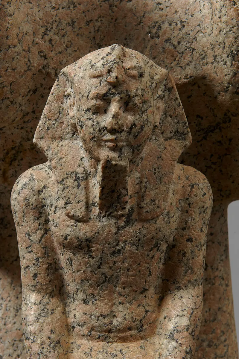 Mantelpavian mit König