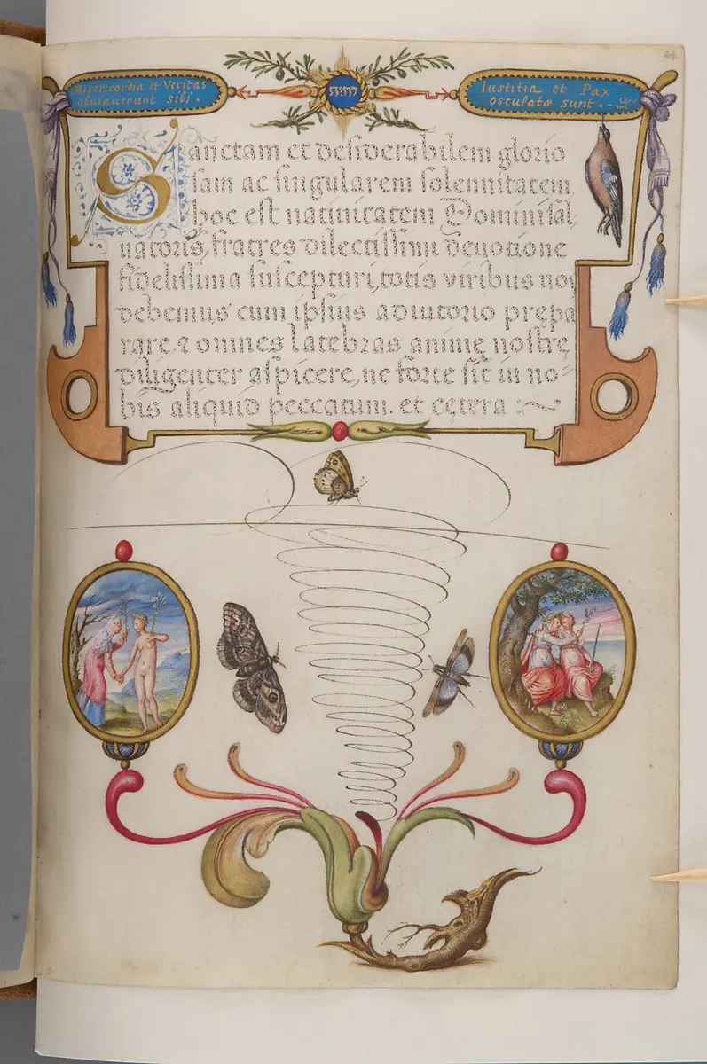 Schriftmusterbuch; 127 Blatt Pergament