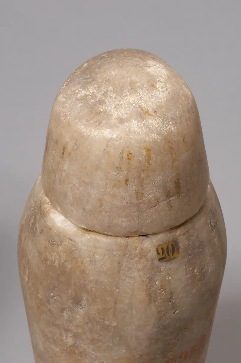 Kanope mit Deckel in Form eines Menschenkopfes