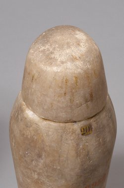 Kanope mit Deckel in Form eines Menschenkopfes