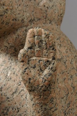 Mantelpavian mit König