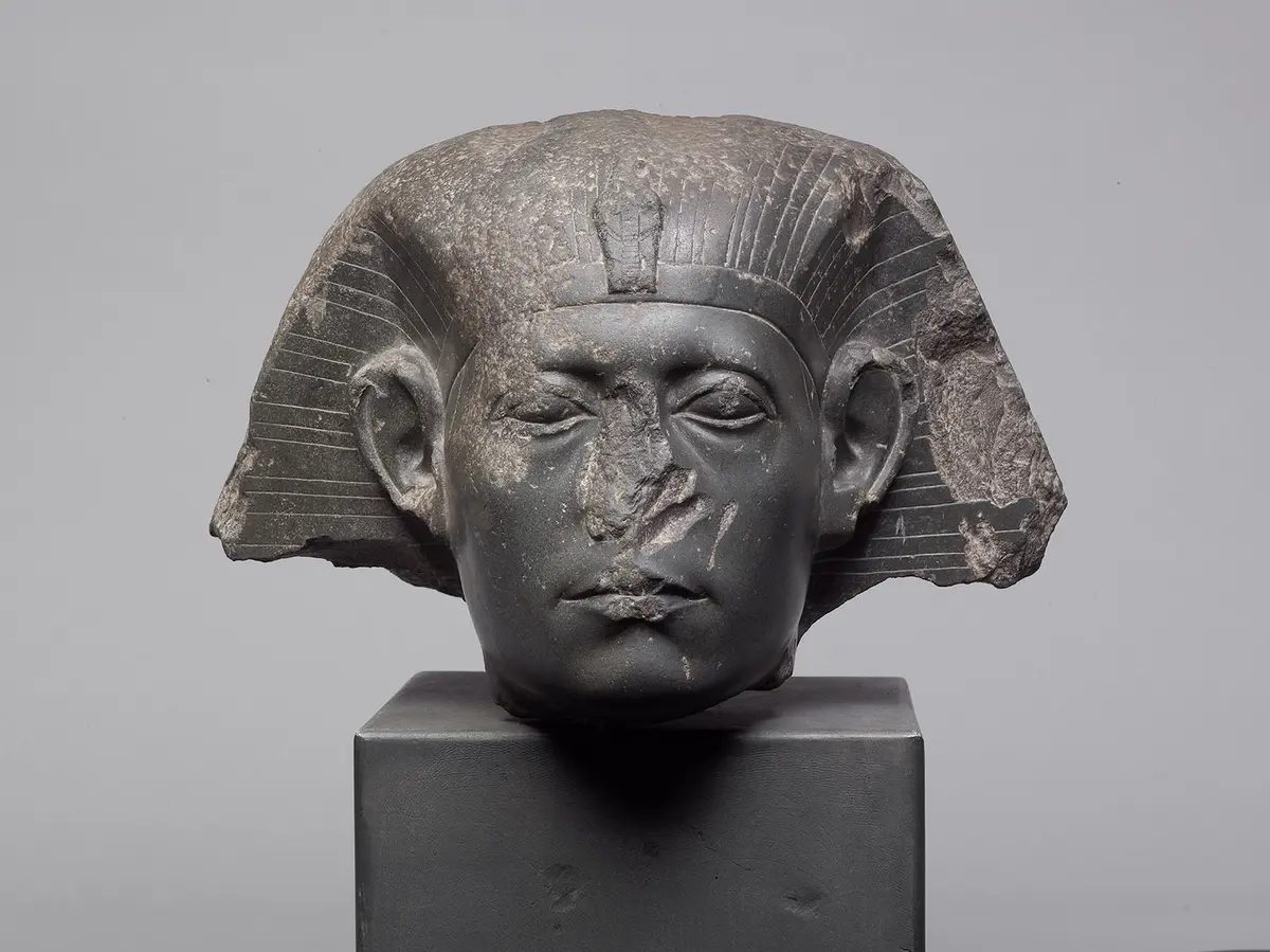 Head from a sphinx of Senwosret III 