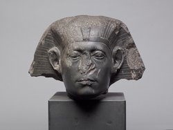 Head from a sphinx of Senwosret III 