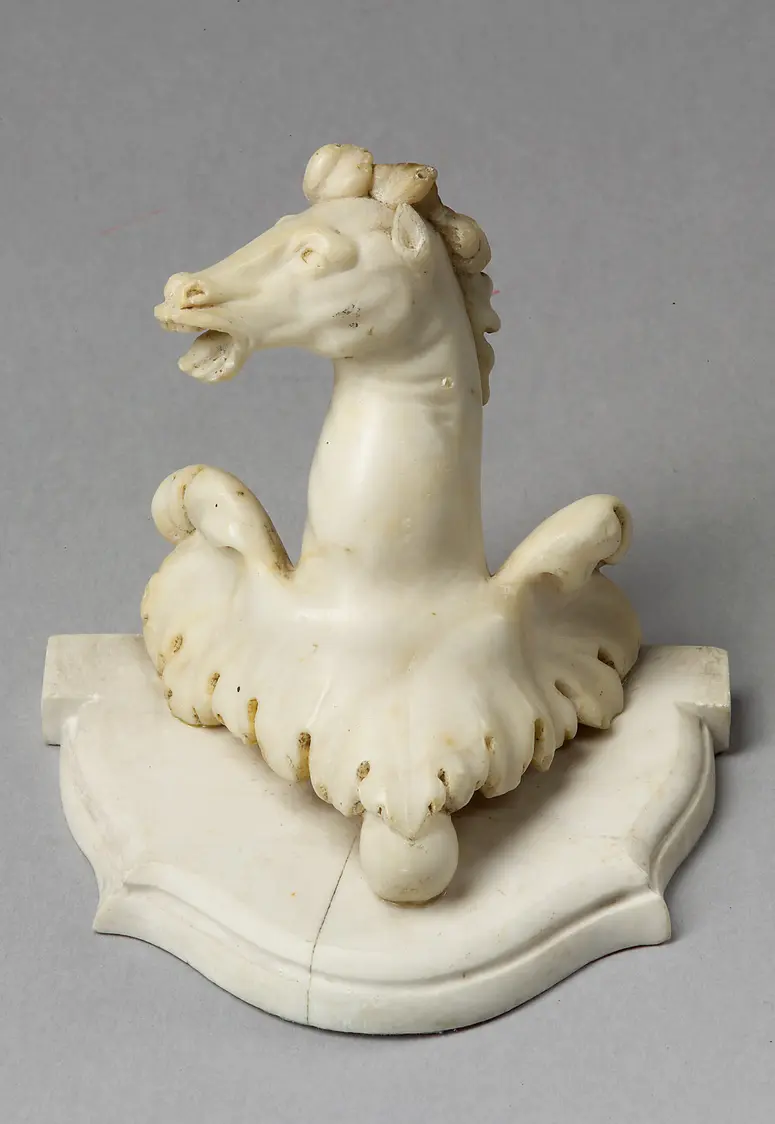 Statuette, Skulptur, Pferdekopf