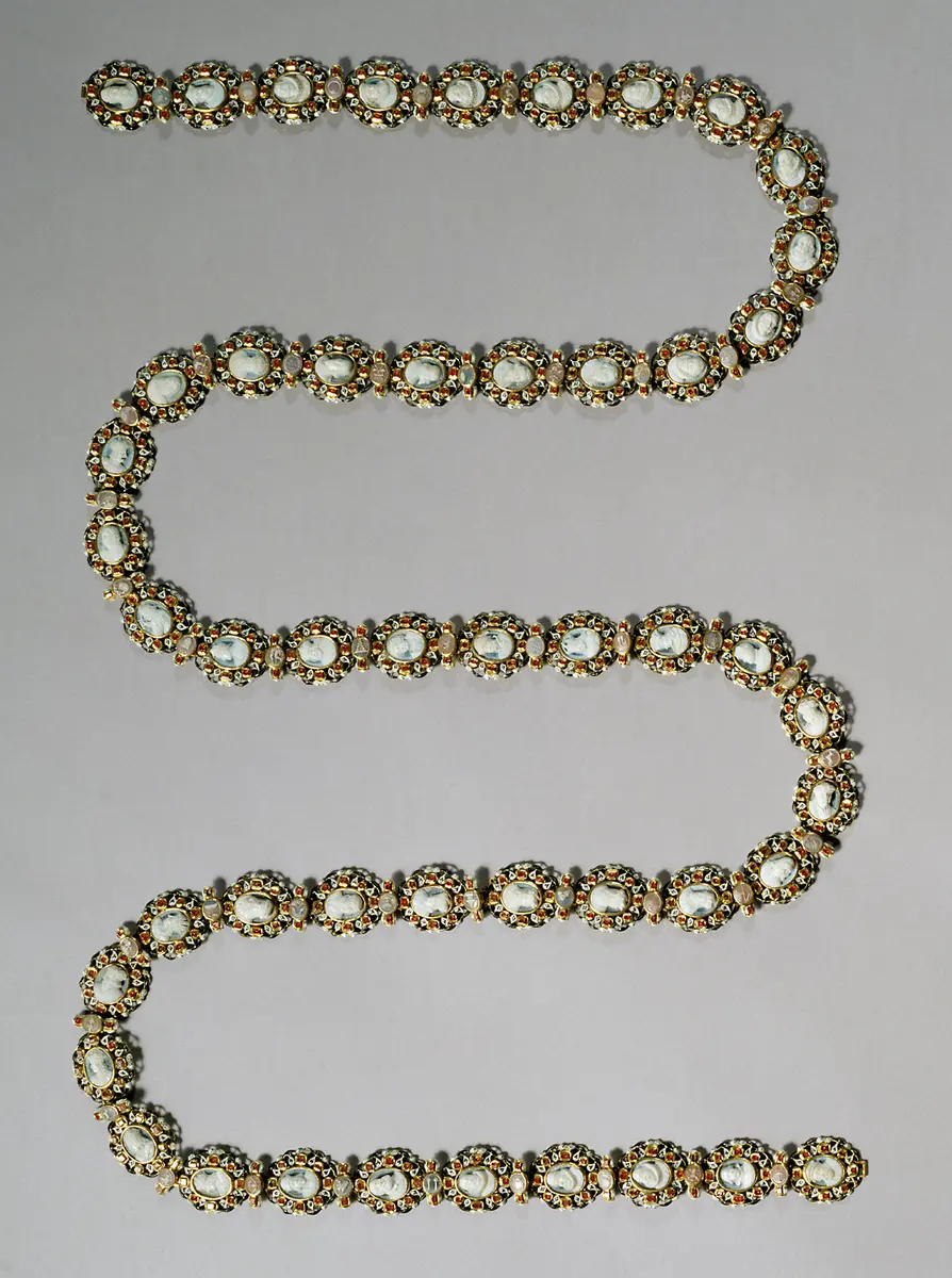 Chain with 49 Portrait Cameos of Habsburg Princes