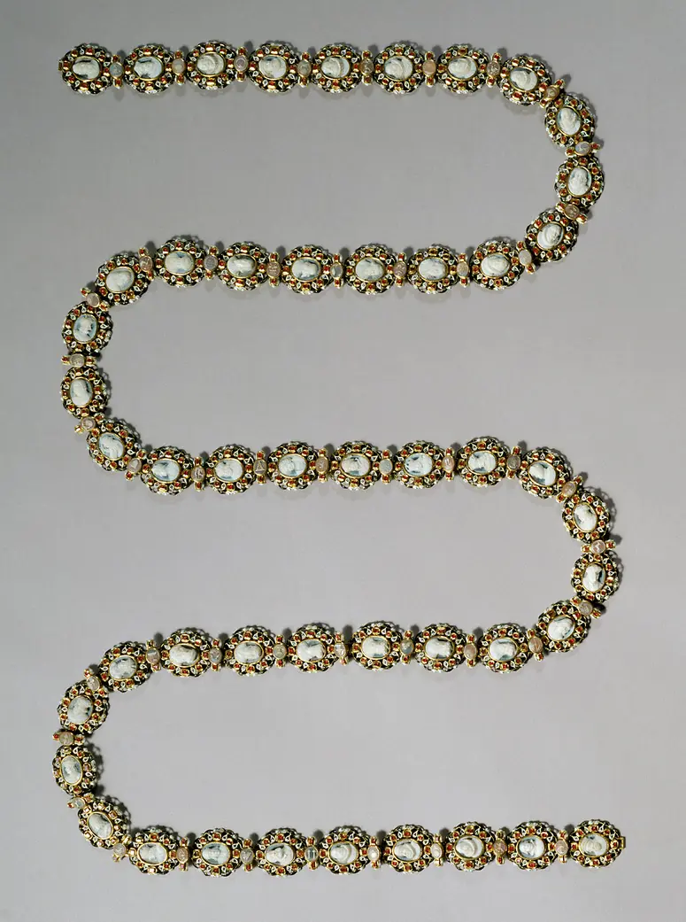 Chain with 49 Portrait Cameos of Habsburg Princes