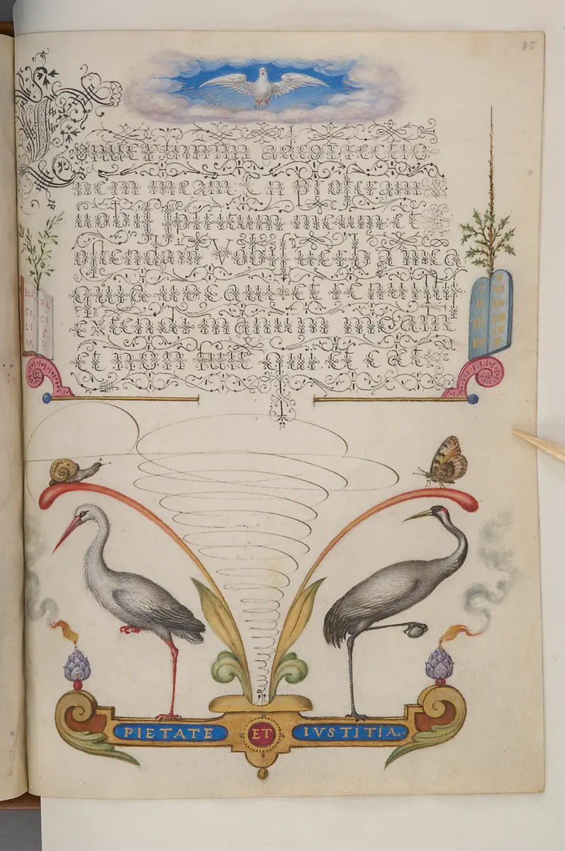 Schriftmusterbuch; 127 Blatt Pergament