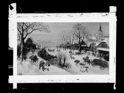 Winterlandschaft (Jänner oder Februar)