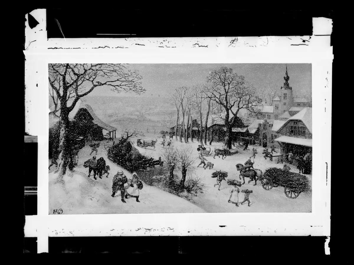 Winterlandschaft (Jänner oder Februar)
