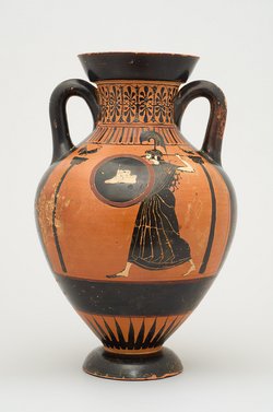 Pseudo-Panathenäische Preisamphora mit Athena