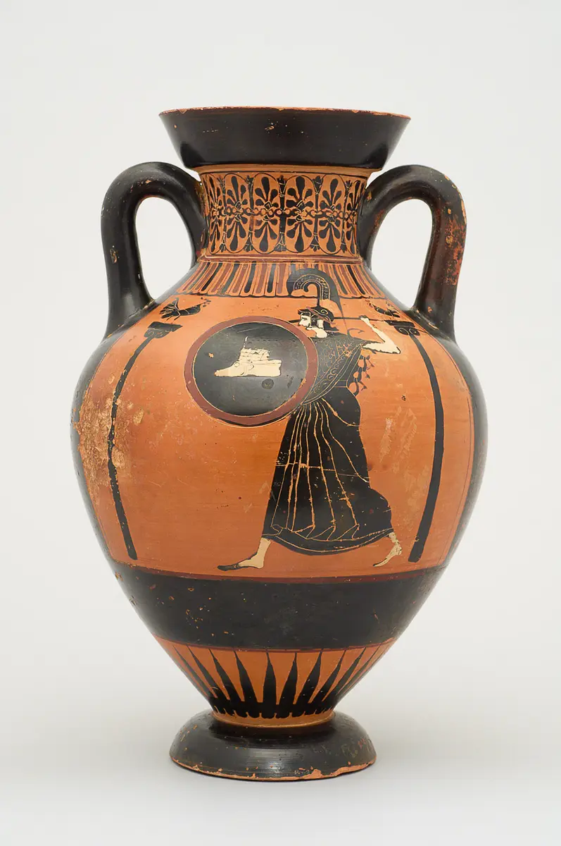 Pseudo-Panathenäische Preisamphora mit Athena