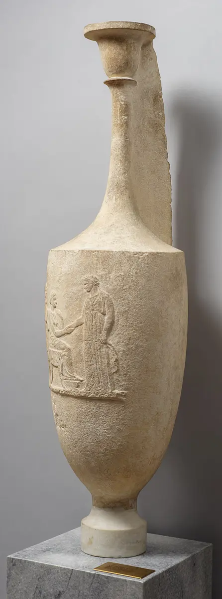 Grablekythos der Demostrate