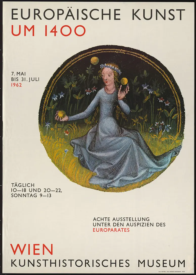 Europäische Kunst um 1400. Achte Ausstellung unter den Auspizien des Europarates