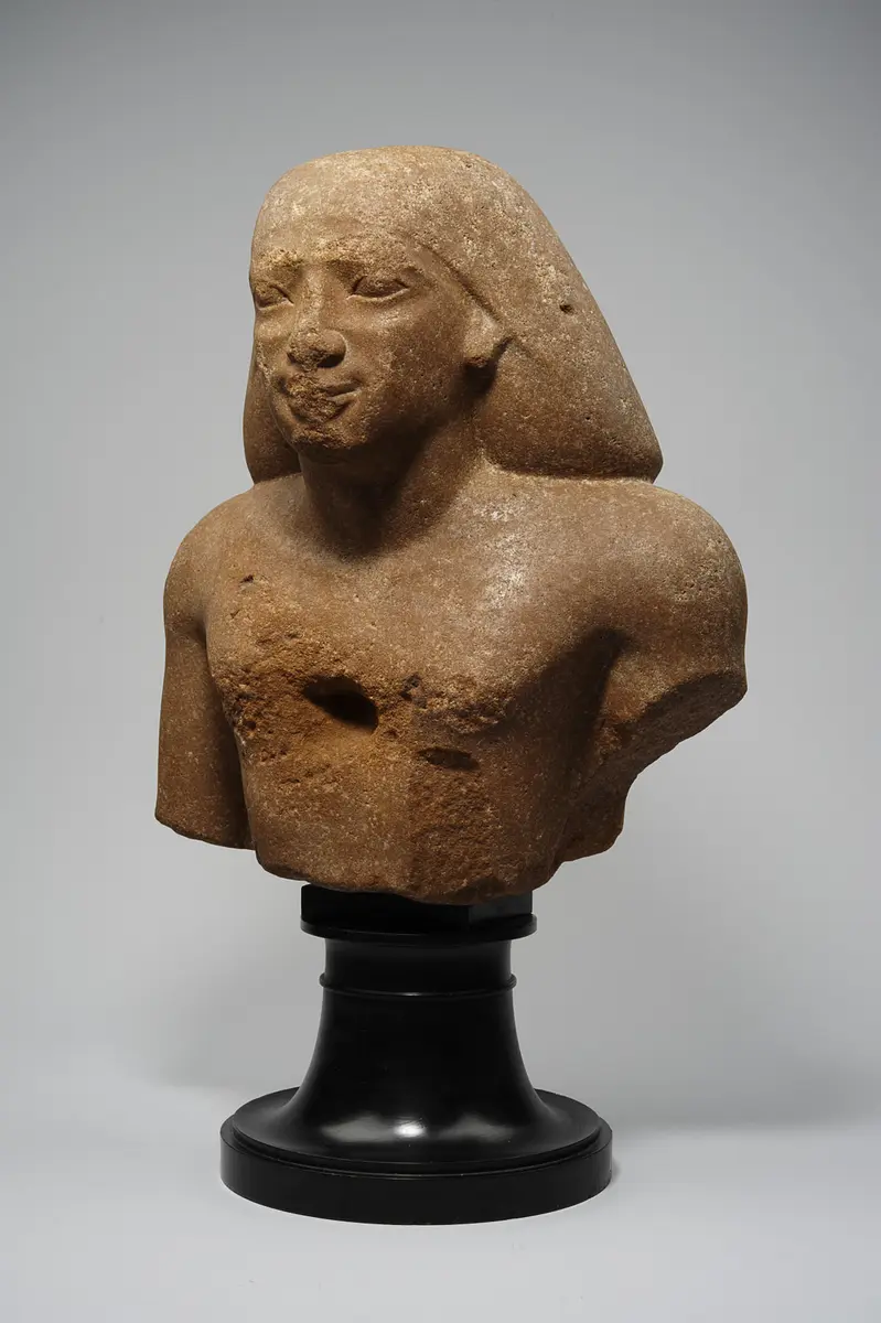 Büste der Statue eines Mannes