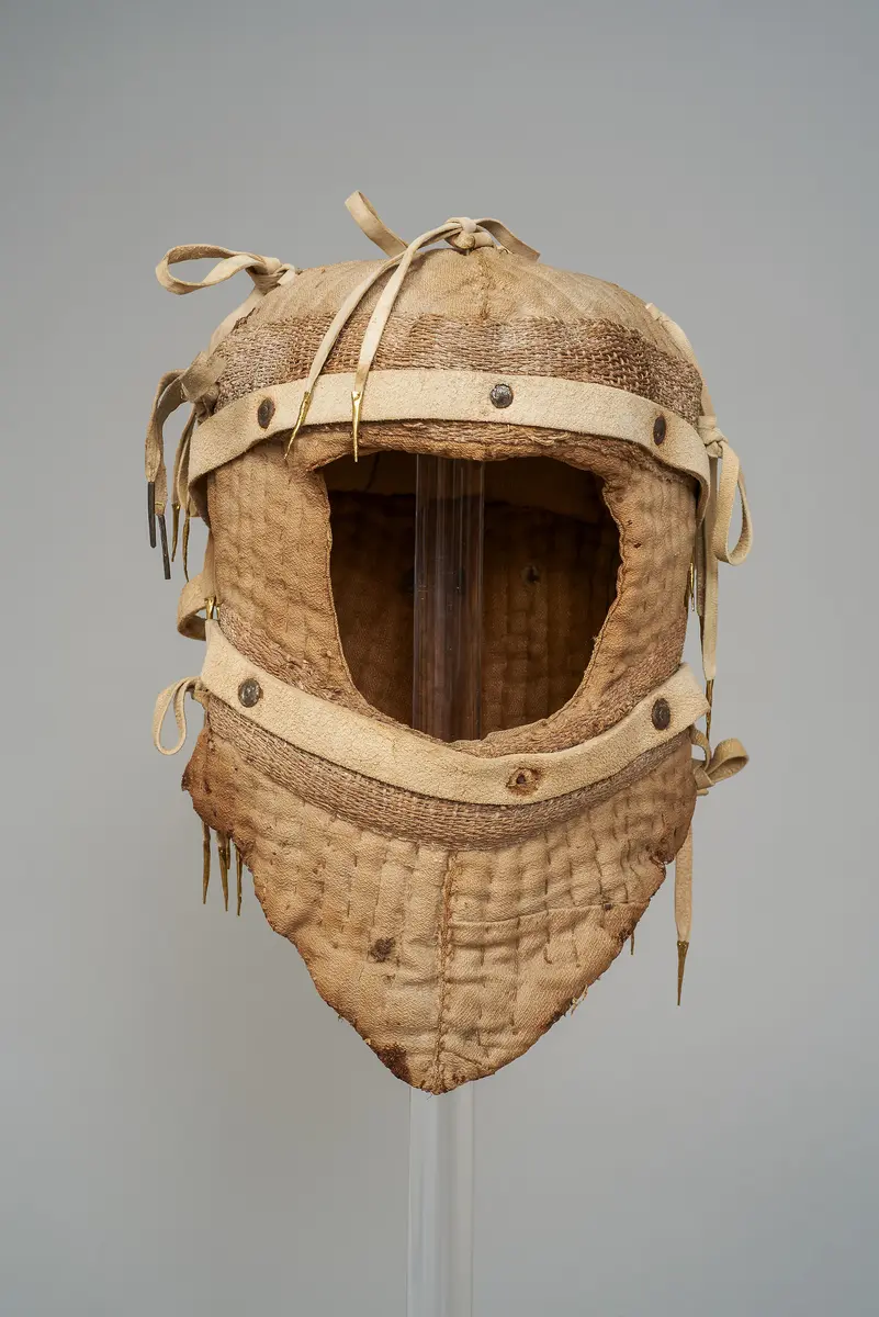 Helmhaube/Innenfutter für einen Stechhelm