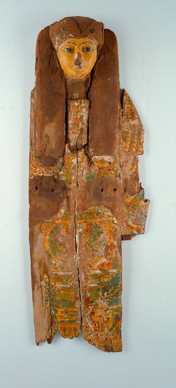 Fragmente eines Mumienbrettes