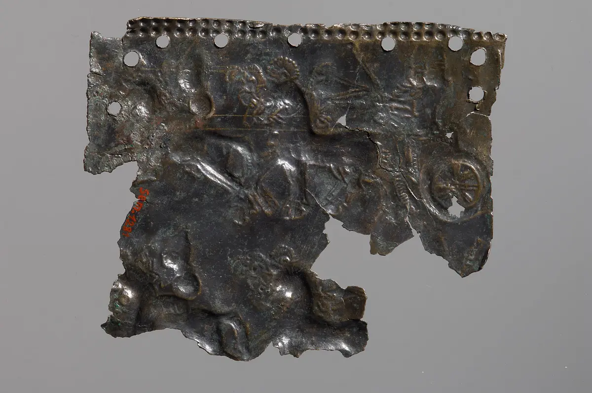Fragment eines Gürtelbeschlages