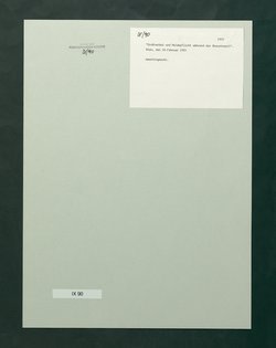 Grußverbot und Meldepflicht während der Besuchszeit