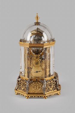Sogenannte Wiener Kristalluhr; Tischuhr